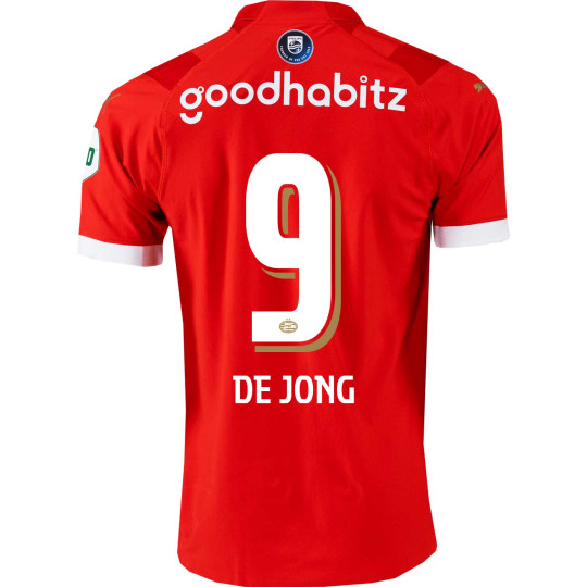 PSV De Jong 9 Thuisshirt 2023-2024 Authentic