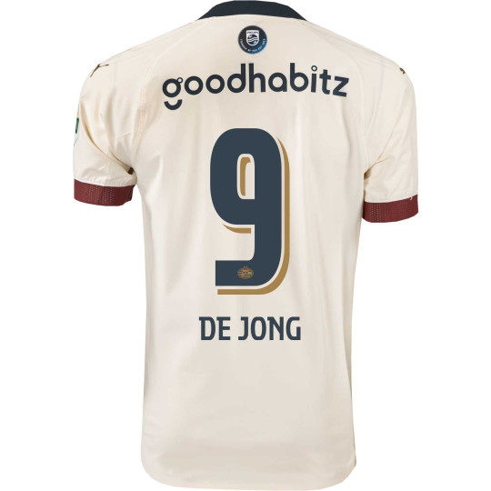 PSV De Jong 9 Uitshirt 2023-2024 Authentic