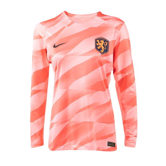 Nike Nederland Women's Long Sleeve Goalkeeper Shirt Pink White