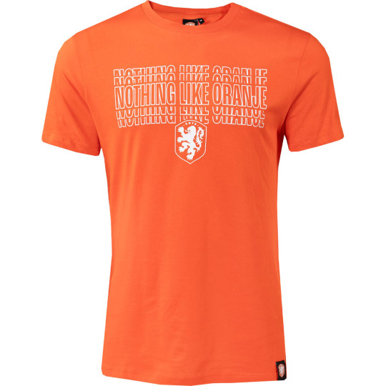 KNVB T-shirt Nothing Like Orange Kids Orange