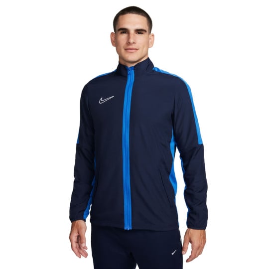 Nike Dri-FIT Academy 23 Veste d'Entraînement Woven Bleu Foncé Bleu Blanc