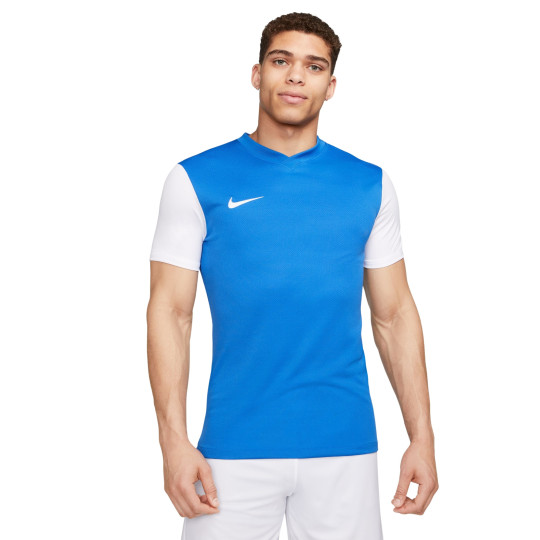 Maillot de football Nike Tiempo Premier II bleu blanc
