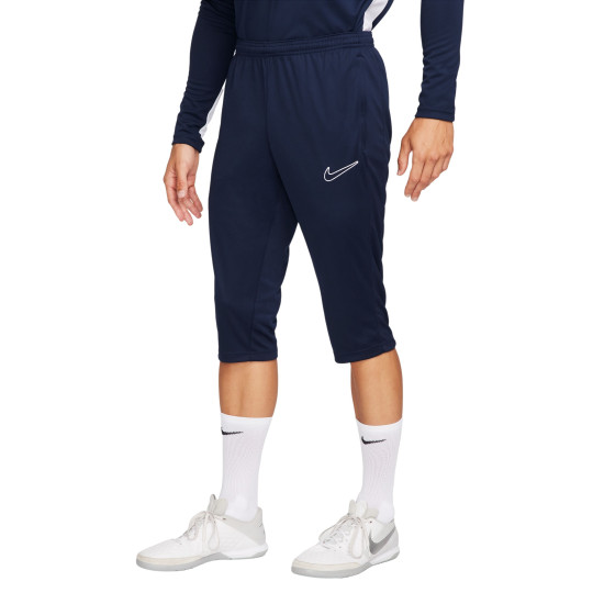 Pantalon d'entraînement Nike Academy 23 3/4 bleu foncé blanc