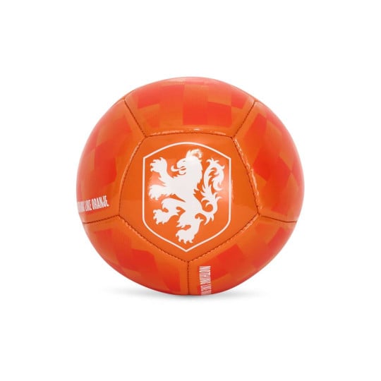 KNVB Logo Mini Voetbal Maat 1 Oranje Wit