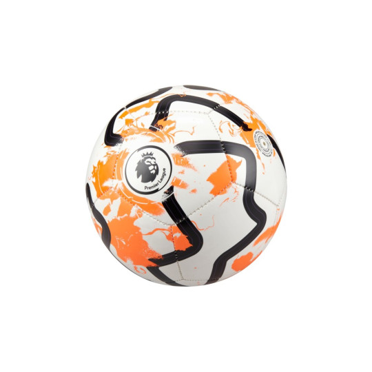 Nike Premier League Mini Voetbal Maat 1 2023-2024 Wit Oranje Zwart