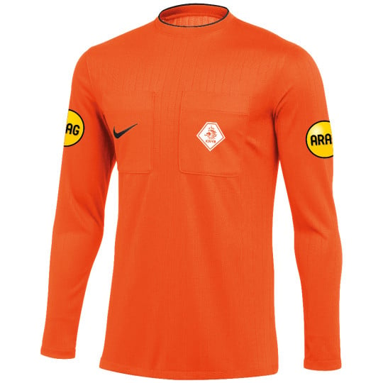 Nike KNVB Scheidsrechtersshirt Lange Mouwen 2022-2024 Oranje