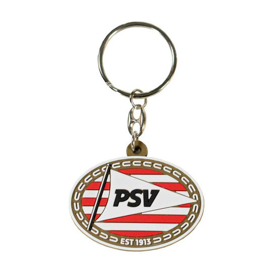 PSV Sleutelhanger Logo Rubber