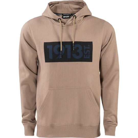 1913 Hooded Sweater Taupe Block