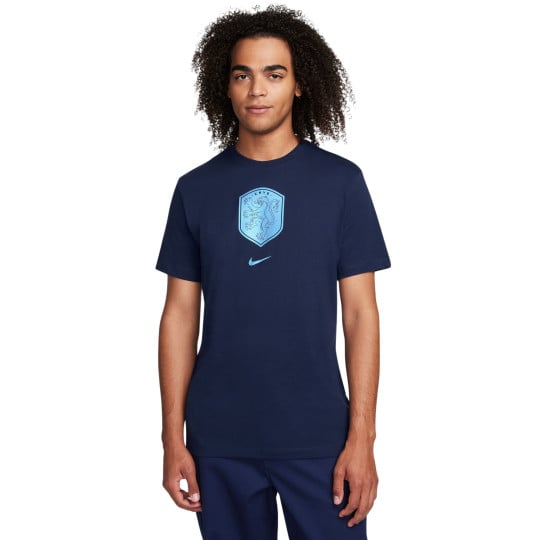 Nike Netherlands Crest T-Shirt 2023-2025 Dark Blue