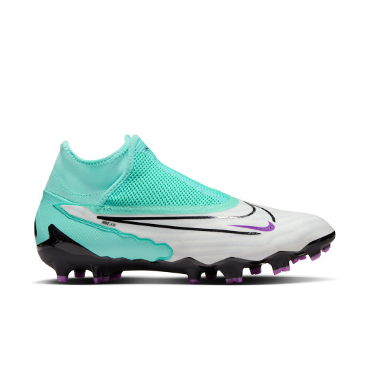 Nike Phantom GX Dynamic Fit Pro Grass Football Shoes (FG) Turquoise Black Purple White