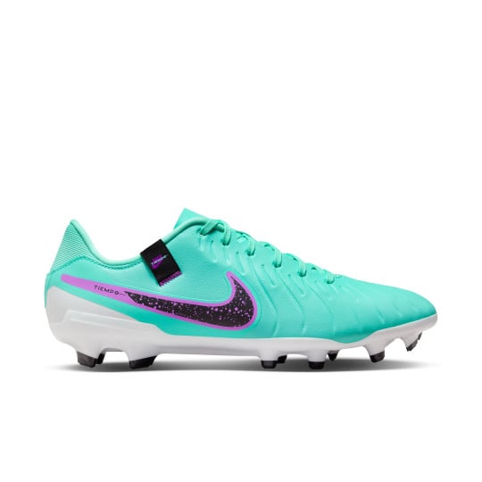 Nike Tiempo Legend Academy 10 Grass/ Artificial Grass Football Shoes (MG) Turquoise Black Purple