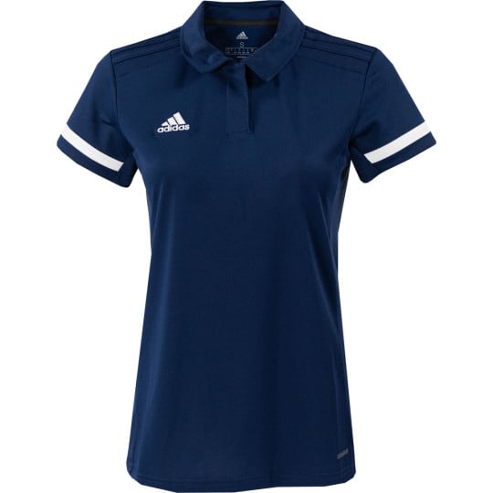 adidas T19 Polo Dames Donkerblauw Wit