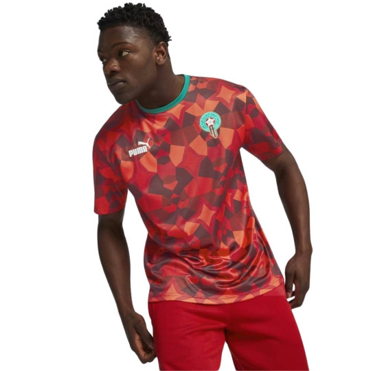 PUMA Marokko FtblCulture T-Shirt 2022-2024 Rood