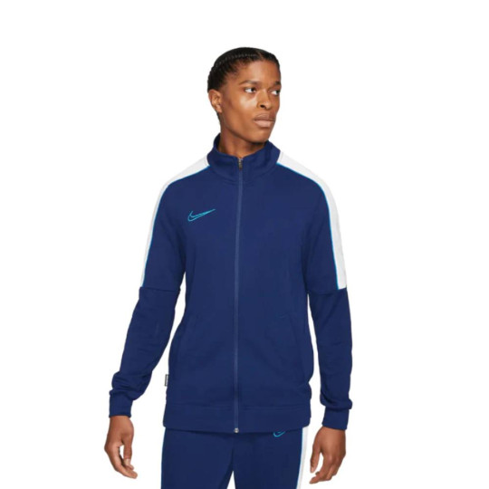 Nike Dri-FIT Academy Trainingsjack Donkerblauw Wit