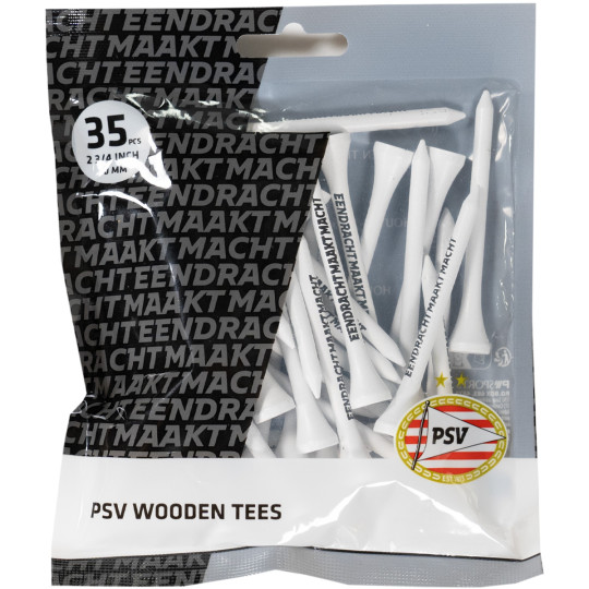 PSV Golf Wooden Tees 70mm 35 stuks