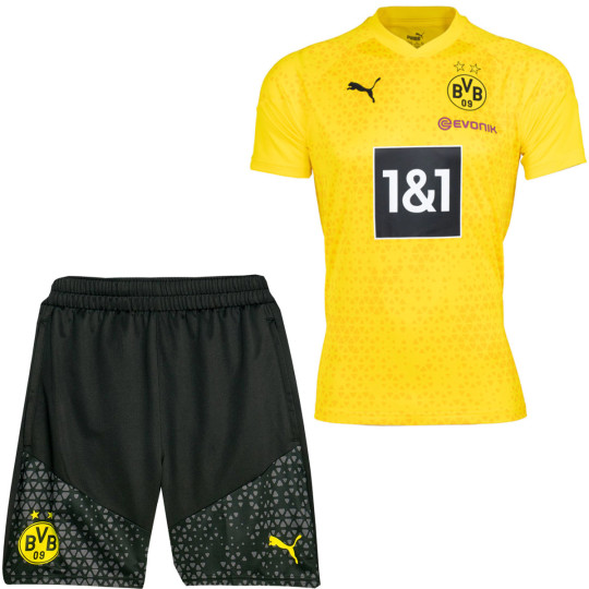 PUMA Borussia Dortmund Trainingsset 2023-2024 Kids Geel Zwart
