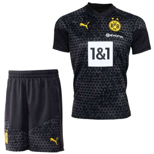 PUMA Borussia Dortmund Trainingsset 2023-2024 Kids Zwart Geel