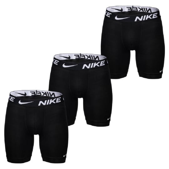 Nike Dri-FIT Ultra Stretch Micro Long Boxer Shorts 3-Pack Black White