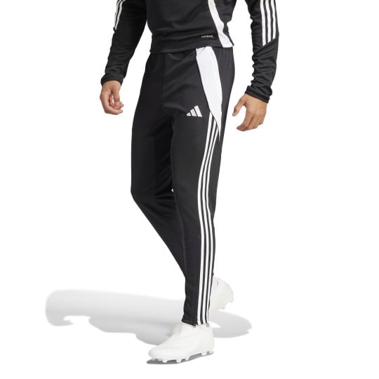 adidas Tiro 24 Trainingsbroek Slim Zwart Wit