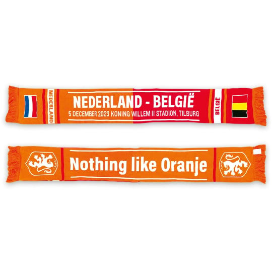 KNVB Duo Scarf Orange Lionesses Netherlands - Belgium