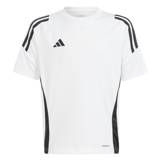 adidas Tiro 24 Voetbalshirt Kids Wit Zwart