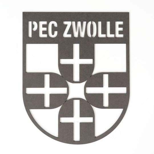 PEC Zwolle Logo 40cm Zwart