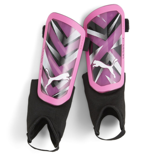 PUMA Ultra Flex Ankle Scheenbeschermers Roze Wit Zwart