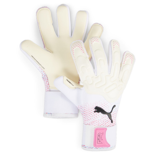 PUMA Future Pro Keepershandschoenen Wit Roze Zwart