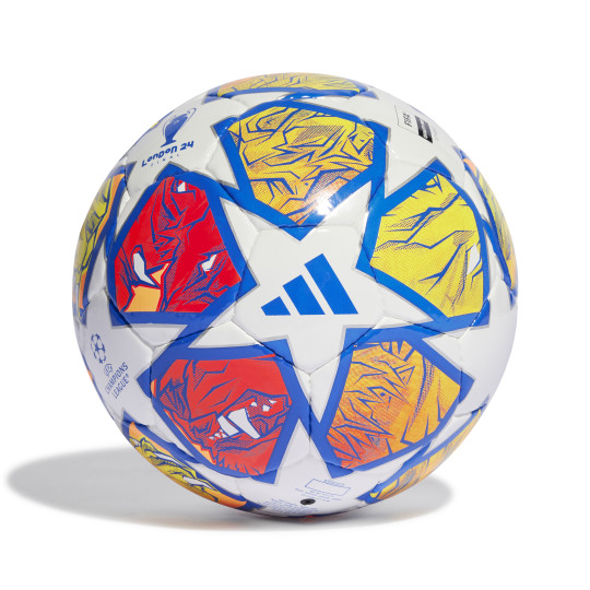 adidas Champions League Pro Zaalvoetbal Maat 4 Wit Blauw Geel Rood