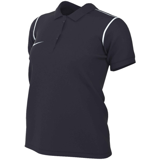 Nike Park 20 Polo Dames Donkerblauw Wit