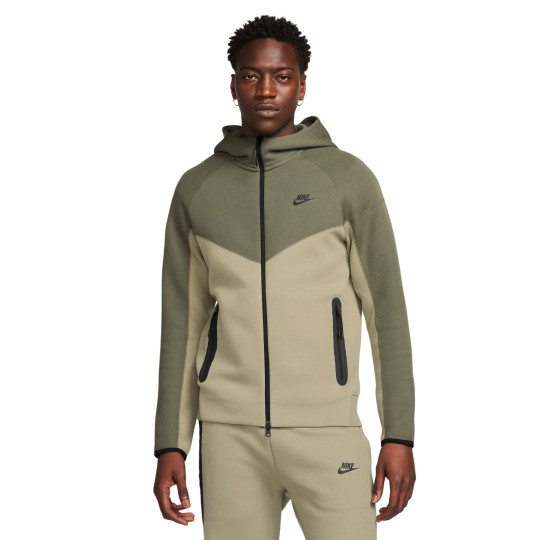 Nike Tech Fleece Sportswear Vest Olijfgroen Donkergroen Zwart