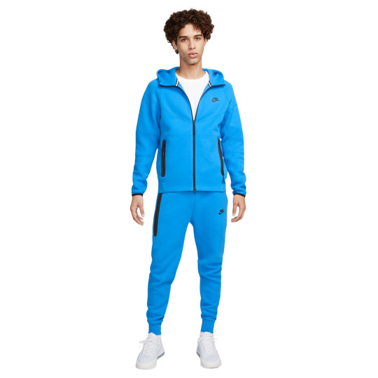 Nike Tech Fleece Sportswear Trainingspak Blauw Zwart Zwart