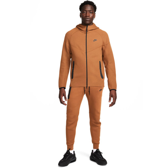 Nike Tech Fleece Sportswear Survêtement Marron Noir