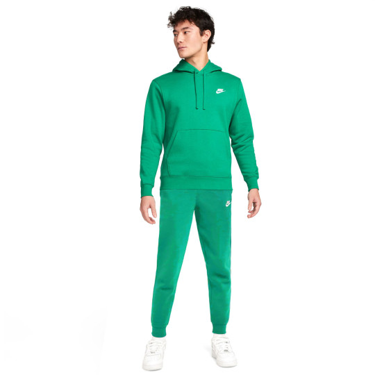 Survêtement polaire à capuche Nike Sportswear Club, vert et blanc