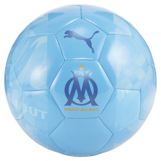 Football d'avant-match PUMA Olympique de Marseille, taille 5, 2023-2024, bleu, bleu foncé