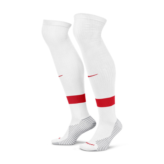 Nike Strike Chaussettes de Foot Blanc Rouge