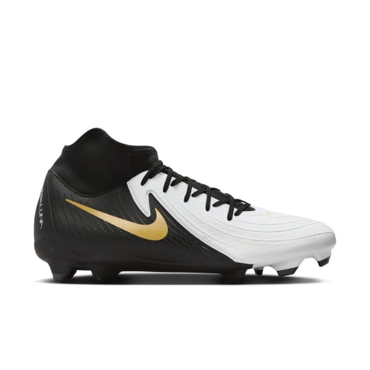Nike Phantom Luna II Academy Grass/Artificial Grass Football Shoes (MG) Black Off White Gold