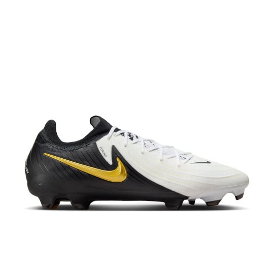 Nike Phantom GX II Pro Mad Ready Grass Football Shoes (FG) Black Off White Gold