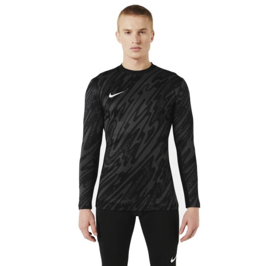 Nike Gardien V Keepersshirt Lange Mouwen Zwart Donkergrijs Wit