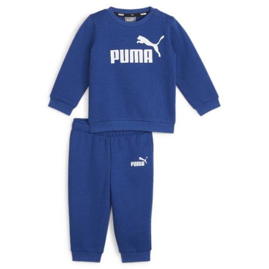 PUMA Minicats Essentials Crew Trainingspak Baby / Peuters Donkerblauw Wit