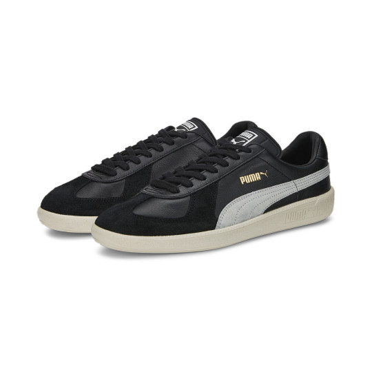 PUMA Army Trainer Sneakers Zwart Lichtgrijs Goud Wit