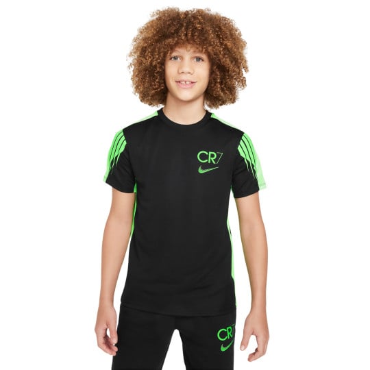 Nike CR7 Academy Maillot d'Entraînement Enfants Noir Vert Vif