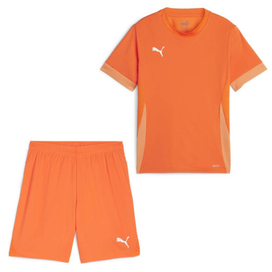 PUMA teamGOAL Matchday Voetbaltenue Kids Oranje Wit