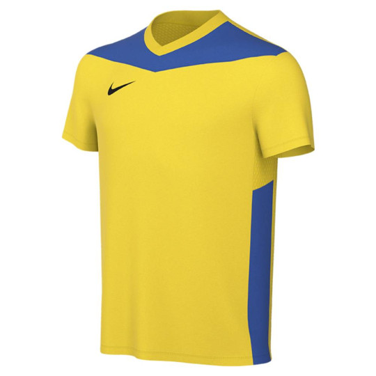 Nike Park Derby IV Voetbalshirt Kids Geel Blauw Zwart