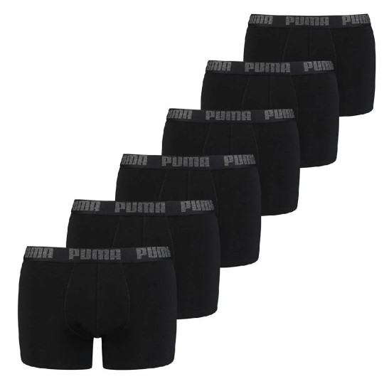 PUMA Boxers Everyday 6-Pack Noir