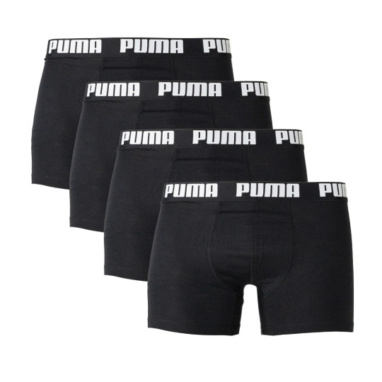 PUMA Boxershorts Everyday 4-Pack Zwart Lichtgrijs