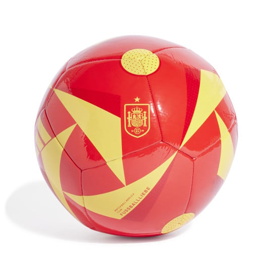 adidas EURO 2024 Fussballliebe Espagne Ballon de Foot Taille 5 Rouge Jaune