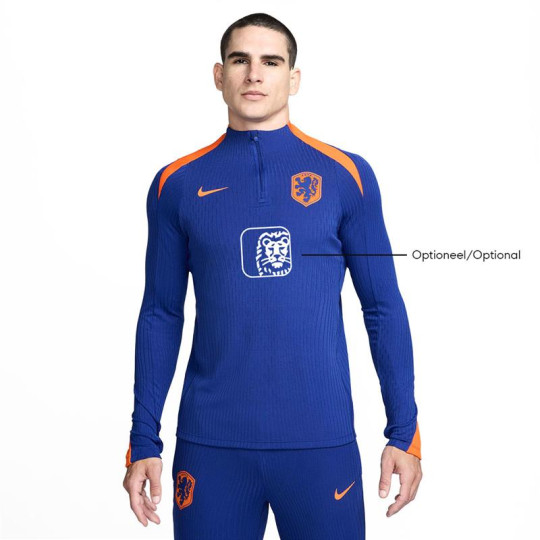 Nike Netherlands Strike Elite Training sweater 1/4-Zip 2024-2026 Blue