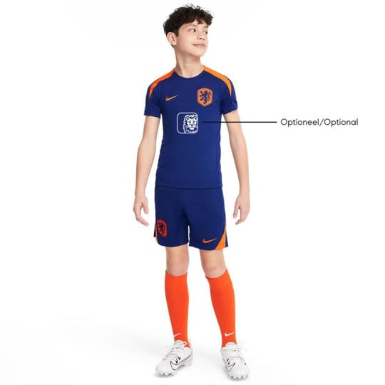 Nike Nederland Strike Trainingsset 2024-2026 Kids Blauw Oranje