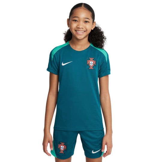 Nike Portugal Strike Trainingsshirt 2024-2026 Kids Groen Lichtgroen